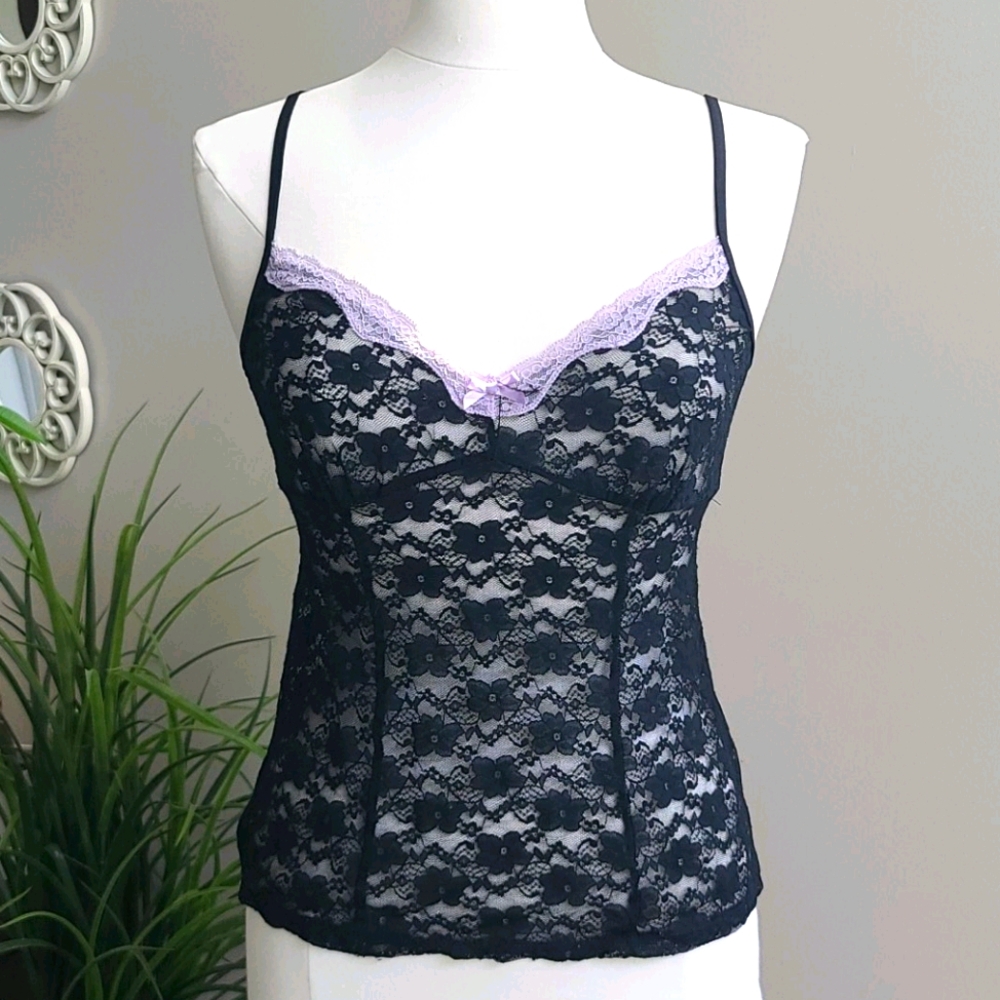 Apt 9 Intimates & Sleepwear - Lace Tank Top - M